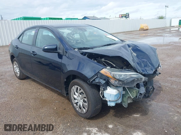 2019 Toyota Corolla L with VIN 5YFBURHE5KP874211, listed as a IAAI auction lot 41904269 with 109,217 mi miles. Bid and sale history available at carsss.com. Image 1.