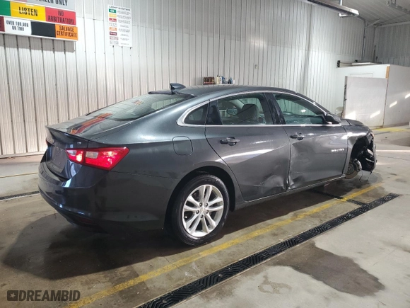 2018 Chevrolet Malibu LT with VIN 1G1ZD5ST7JF111054, listed as a Copart auction lot 49041665 with 38,833 mi miles and Salvage Title. Bid and sale history available at carsss.com. Image 3.