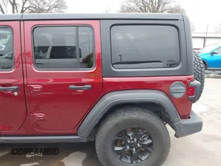 2021 Jeep Wrangler Unlimited Sport S with VIN 1C4HJXDN9MW777830, listed as a IAAI auction lot 41625934 with 42,251 mi miles and . Bid and sale history available at DreamBid. Image 19.