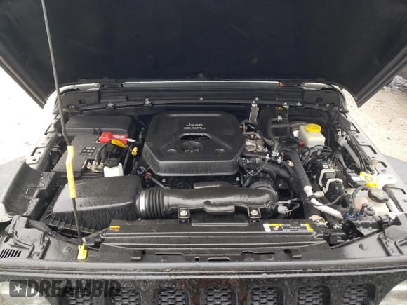2021 Jeep Wrangler Unlimited Sport S with VIN 1C4HJXDN8MW586934, listed as a Copart auction lot 47842895 with 48,946 mi miles and Salvage Title. Bid and sale history available at carsss.com. Image 12.