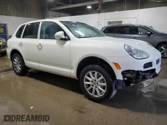 2006 Porsche Cayenne S with VIN WP1AB29P86LA61807, listed as a Copart auction lot 50428215 with 105,805 mi miles and Salvage title. Bid and sale history available at DreamBid. Image 4.