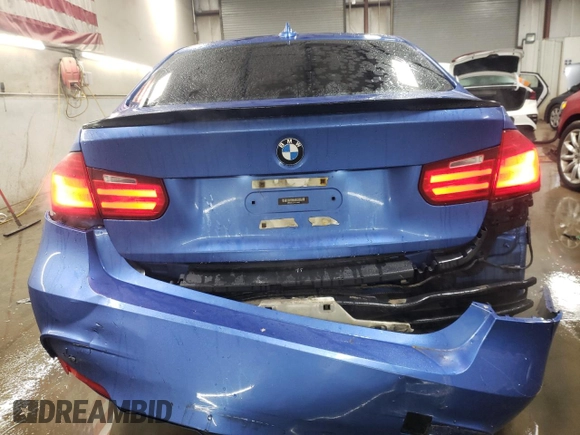 2015 BMW 3 Series 335i xDrive with VIN WBA3B9C56FP705241, listed as a Copart auction lot 85219074 with 193,438 mi miles and Salvage title. Bid and sale history available at DreamBid. Image 6.