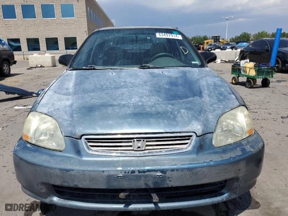1996 Honda Civic LX "O" w/Air with VIN 2HGEJ6672TH527324, listed as a Copart auction lot 63497914 with 342,931 mi miles and Salvage Title. Bid and sale history available at carsss.com. Image 5.