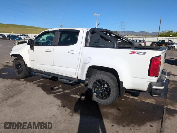 2018 Chevrolet Colorado 4WD Z71 with VIN 1GCGTDEN4J1189913, listed as a Copart auction lot 55279105 with 76,132 mi miles and Salvage title. Bid and sale history available at DreamBid. Image 2.