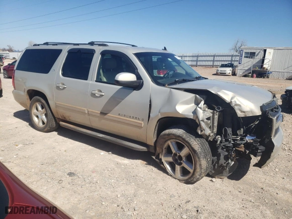 2007 Chevrolet Suburban LT with VIN 1GNFC16067R252699, listed as a Copart auction lot 46842015 with 279,283 mi miles and Salvage Title. Bid and sale history available at carsss.com. Image 4.