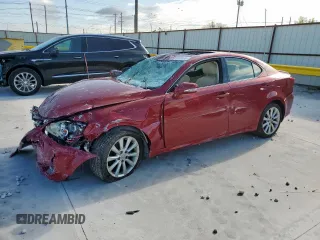 2009 Lexus IS 250 with VIN JTHCK262592032468, listed as a Copart auction lot 62561345 with Not provided miles and Salvage title. Bid and sale history available at DreamBid. Image 1.