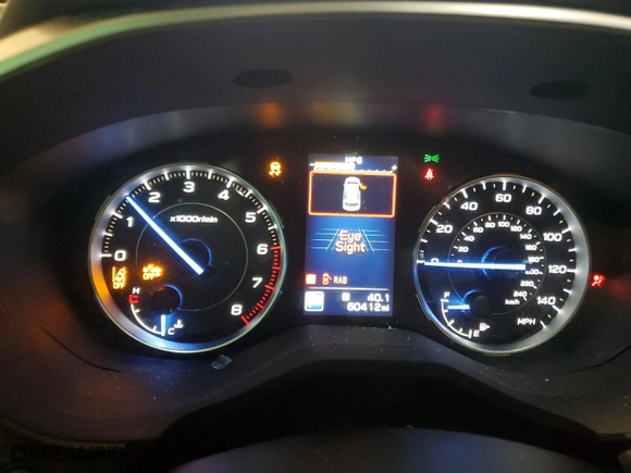 2020 Subaru Ascent Touring with VIN 4S4WMARD5L3405036, listed as a Copart auction lot 52746155 with 60,412 mi miles and Salvage Title. Bid and sale history available at carsss.com. Image 9.