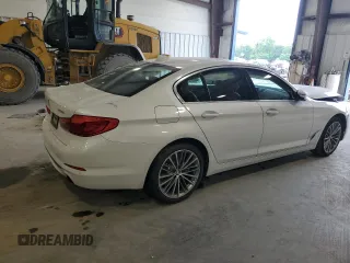 2020 BMW 5 Series 530i with VIN WBAJR3C05LWW69628, listed as a Copart auction lot 54589695 with Not provided miles and Salvage title. Bid and sale history available at DreamBid. Image 3.