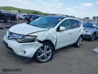 2009 Nissan Murano SL with VIN JN8AZ18W69W154834, listed as a IAAI auction lot 39865907 with 148,917 mi miles. Bid and sale history available at carsss.com. Image 17.