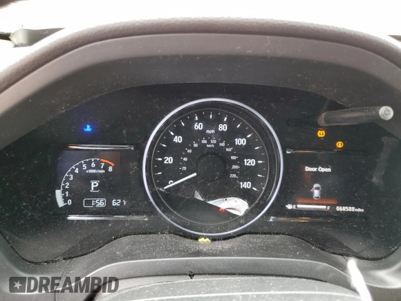 2022 Honda HR-V EX-L with VIN 3CZRU6H78NM725151, listed as a Copart auction lot 46892185 with 68,588 mi miles and Salvage Title. Bid and sale history available at carsss.com. Image 9.