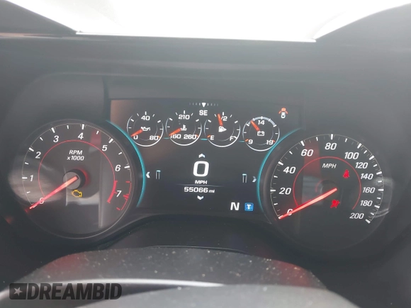 2016 Chevrolet Camaro 2SS with VIN 1G1FH1R71G0170640, listed as a IAAI auction lot 41590479 with 55,066 mi miles and . Bid and sale history available at DreamBid. Image 7.