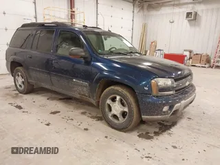 2004 Chevrolet TrailBlazer EXT LT with VIN 1GNET16P046158436, listed as a IAAI auction lot 41707323 with 163,328 mi miles. Bid and sale history available at carsss.com. Image 1.