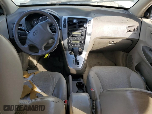 2007 Hyundai Tucson SE with VIN KM8JN12D27U493464, listed as a Copart auction lot 47268715 with 174,474 mi miles and Salvage Title. Bid and sale history available at carsss.com. Image 8.