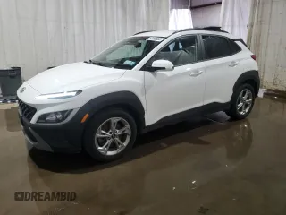 2023 Hyundai Kona SEL with VIN KM8K6CAB4PU943936, listed as a Copart auction lot 53480865 with 20,968 mi miles and Salvage Title. Bid and sale history available at carsss.com. Image 1.