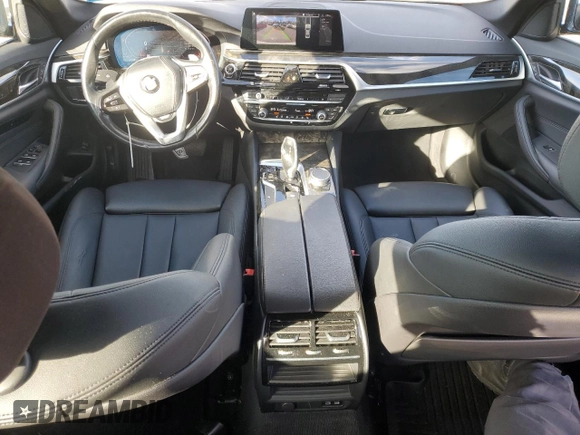 2020 BMW 5 Series 530i xDrive with VIN WBAJR7C09LCE07428, listed as a Copart auction lot 44449835 with 57,440 mi miles and Salvage title. Bid and sale history available at DreamBid. Image 8.