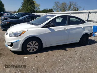 2015 Hyundai Accent GLS with VIN KMHCT4AE1FU847001, listed as a Copart auction lot 52442325 with 82,005 mi miles and Salvage Title. Bid and sale history available at carsss.com. Image 1.