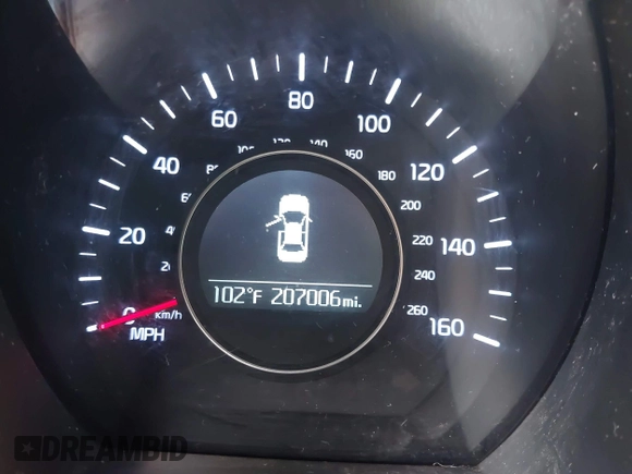 2015 Kia Optima LX with VIN KNAGM4A76F5639319, listed as a IAAI auction lot 42552130 with 207,006 mi miles and . Bid and sale history available at DreamBid. Image 15.