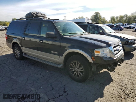2008 Ford Expedition EL Eddie Bauer with VIN 1FMFK18578LA72118, listed as a Copart auction lot 77906504 with 274,599 mi miles and Clean Title. Bid and sale history available at carsss.com. Image 4.