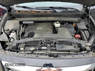2015 Infiniti QX60 with VIN 5N1AL0MM6FC559628, listed as a Copart auction lot 60128485 with 157,196 mi miles and Salvage title. Bid and sale history available at DreamBid. Image 12.