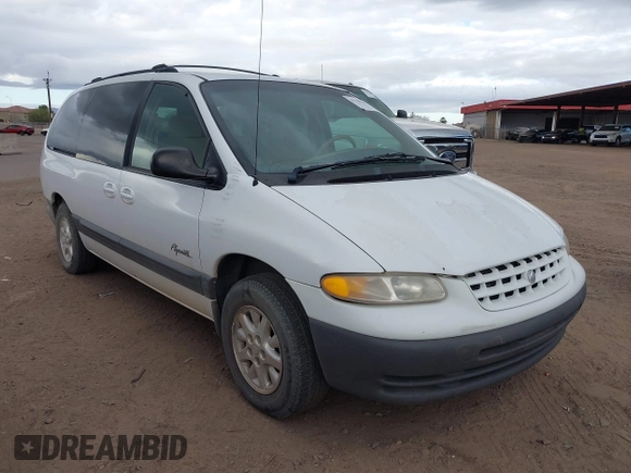 1999 Plymouth Voyager Grand SE z VIN 1P4GP44G5XB637050, wystawiony jako IAAI lot #41702235 z przebiegiem 335 309 mil mil oraz . Historia ofert i sprzedaży dostępna na DreamBid. Obrazek 1.