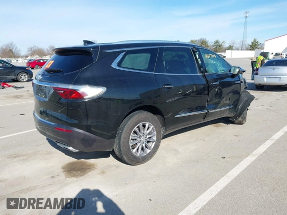 2023 Buick Enclave Essence with VIN 5GAEVAKW1PJ235687, listed as a IAAI auction lot 41807144 with 39,622 mi miles and . Bid and sale history available at DreamBid. Image 4.