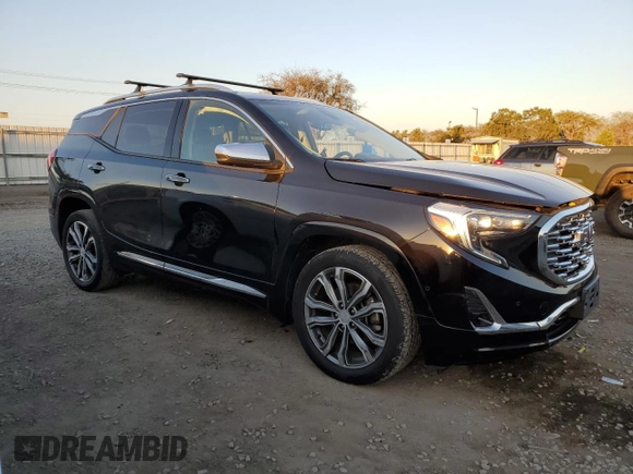 2018 GMC Terrain Denali with VIN 3GKALSEXXJL278460, listed as a Copart auction lot 46822425 with 116,988 mi miles and Salvage Title. Bid and sale history available at DreamBid. Image 4.