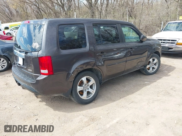 2013 Honda Pilot EX-L with VIN 5FNYF4H6XDB058237, listed as a IAAI auction lot 41898198 with 143,518 mi miles and . Bid and sale history available at carsss.com. Image 4.