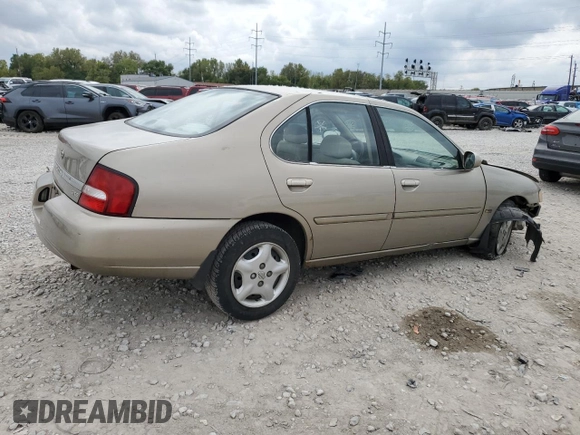 2001 Nissan Altima GXE with VIN 1N4DL01D81C242292, listed as a Copart auction lot 72706494 with 0 mi miles and Salvage Title. Bid and sale history available at carsss.com. Image 3.