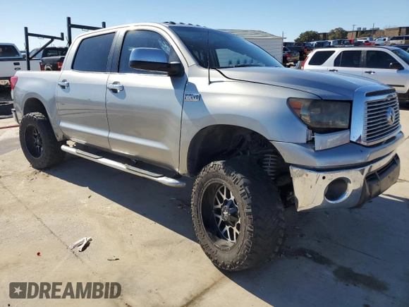 2010 Toyota Tundra Limited с VIN 5TFHW5F19AX101707, выставлен на аукционе Copart как лот 81170424 с пробегом Не указан миль и Списание • Salvage title. История ставок и продаж доступна на DreamBid. Изображение 4.