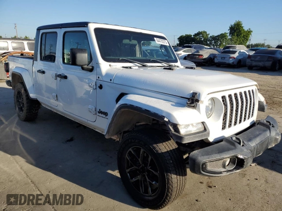 2023 Jeep Gladiator Sport S with VIN 1C6HJTAG4PL528847, listed as a Copart auction lot 64470375 with 36,177 mi miles and Salvage title. Bid and sale history available at DreamBid. Image 4.