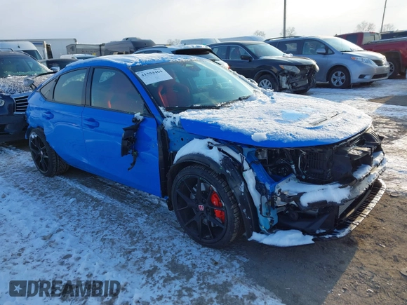 2023 Honda Civic Type R z VIN JHMFL5G46PX002181, wystawiony jako IAAI lot #41394464 z przebiegiem 15 543 mil mil oraz . Historia ofert i sprzedaży dostępna na DreamBid. Obrazek 1.