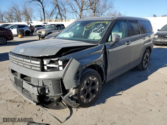 2024 Hyundai Santa Fe SE with VIN 5NMP1DGL3RH009601, listed as a Copart auction lot 46947605 with 5,425 mi miles and Salvage Title. Bid and sale history available at carsss.com. Image 1.