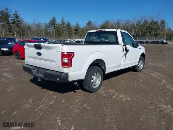 2019 Ford F-150 XL with VIN 1FTMF1CB2KKF33171, listed as a IAAI auction lot 41512558 with 114,074 mi miles. Bid and sale history available at carsss.com. Image 4.