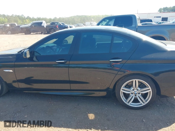 2013 BMW 5 Series 550i with VIN WBAFR9C50DDX81156, listed as a IAAI auction lot 42015608 with 99,962 mi miles and . Bid and sale history available at carsss.com. Image 14.