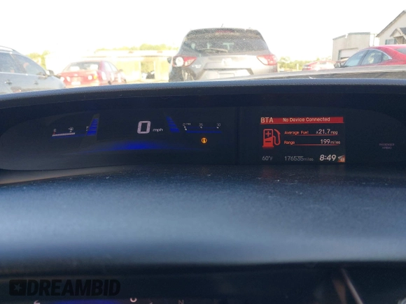 2014 Honda Civic EX-L with VIN 2HGFB2F92EH546440, listed as a IAAI auction lot 42116196 with 176,535 mi miles and . Bid and sale history available at DreamBid. Image 7.