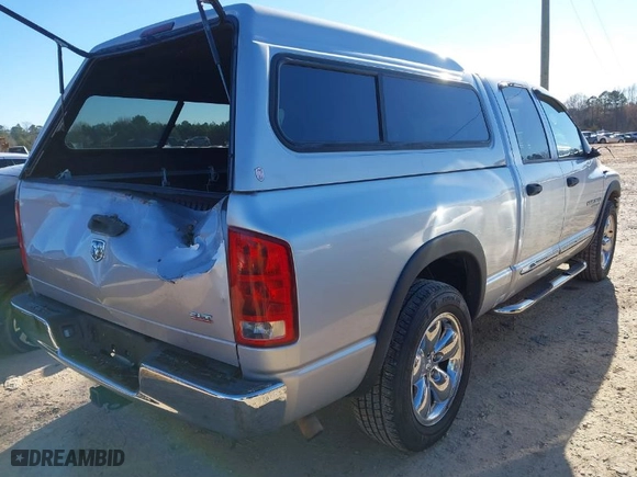 2005 Dodge Ram 1500 SLT with VIN 1D7HA18D95J590171, listed as a IAAI auction lot 41605381 with 164,010 mi miles. Bid and sale history available at carsss.com. Image 4.
