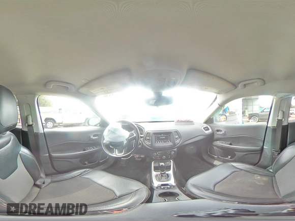 2020 Jeep Compass Latitude with VIN 3C4NJCBB6LT141553, listed as a Copart auction lot 61432225 with 87,151 mi miles and Non repairable. Bid and sale history available at DreamBid. Image 16.