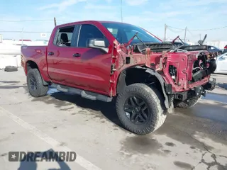 2019 Chevrolet Silverado 1500 LT Trail Boss with VIN 3GCPYFED2KG122699, listed as a IAAI auction lot 41831100 with 1 mi miles. Bid and sale history available at carsss.com. Image 1.