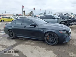 2018 Mercedes-Benz E 63 S AMG with VIN WDDZF8KB4JA224909, listed as a IAAI auction lot 41652066 with 56,712 mi miles and . Bid and sale history available at DreamBid. Image 13.