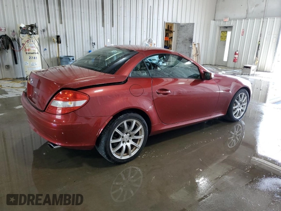2005 Mercedes-Benz SLK 230/320 z VIN WDBWK56F45F035513, wystawiony jako Copart lot #64763345 z przebiegiem 44 139 mil mil oraz Szkoda całkowita • Salvage title. Historia ofert i sprzedaży dostępna na DreamBid. Obrazek 3.