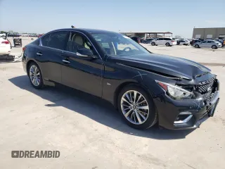 2018 Infiniti Q50 Luxe z VIN JN1EV7APXJM366783, wystawiony jako Copart lot #51775315 z przebiegiem 35 972 mil mil oraz Szkoda całkowita • Salvage title. Historia ofert i sprzedaży dostępna na DreamBid. Obrazek 4.