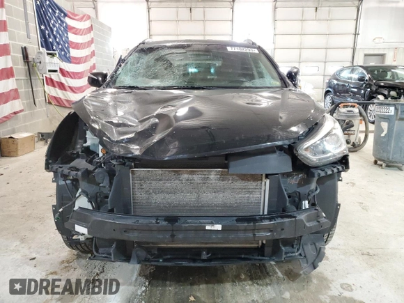 2017 Hyundai Santa Fe 2.4L with VIN 5NMZUDLB1HH022813, listed as a Copart auction lot 76973494 with 100,866 mi miles and Salvage title. Bid and sale history available at DreamBid. Image 5.