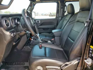 2021 Jeep Gladiator Overland z VIN 1C6HJTFG0ML578410, wystawiony jako Copart lot #58590995 z przebiegiem Nie podano mil oraz Szkoda całkowita • Salvage title. Historia ofert i sprzedaży dostępna na DreamBid. Obrazek 7.