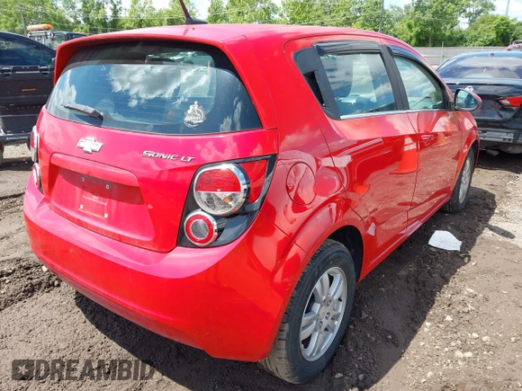 2012 Chevrolet Sonic LT with VIN 1G1JC6SHXC4147031, listed as a IAAI auction lot 42343093 with 165,386 mi miles and . Bid and sale history available at DreamBid. Image 4.
