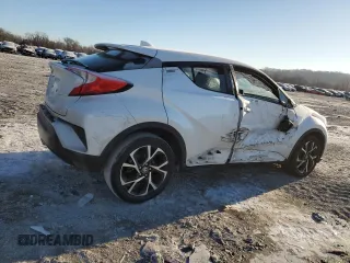 2022 Toyota C-HR XLE with VIN NMTKHMBXXNR143981, listed as a Copart auction lot 42221215 with 52,750 mi miles and Salvage Title. Bid and sale history available at carsss.com. Image 3.