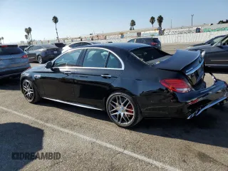 2018 Mercedes-Benz E-Class AMG E 63 S with VIN WDDZF8KB3JA363915, listed as a Copart auction lot 69829654 with 19,485 mi miles and Salvage Title. Bid and sale history available at carsss.com. Image 2.
