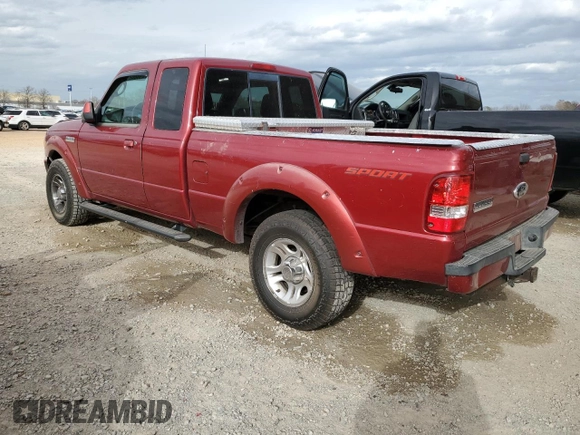 2010 Ford Ranger XLT with VIN 1FTKR4EE2APA43211, listed as a Copart auction lot 49880215 with 202,255 mi miles and Salvage Title. Bid and sale history available at carsss.com. Image 2.