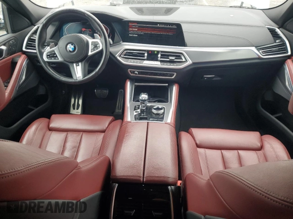 2022 BMW X6 xDrive40i z VIN 5UXCY6C08N9J21980, wystawiony jako Copart lot #48819745 z przebiegiem 24 431 mil mil oraz Szkoda całkowita • Salvage title. Historia ofert i sprzedaży dostępna na DreamBid. Obrazek 8.