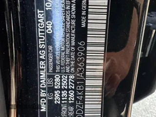 2018 Mercedes-Benz E with VIN WDDZF4KB1JA363906, listed as a Copart auction lot 55195515 with 141,675 mi miles and Clean Title. Bid and sale history available at carsss.com. Image 10.