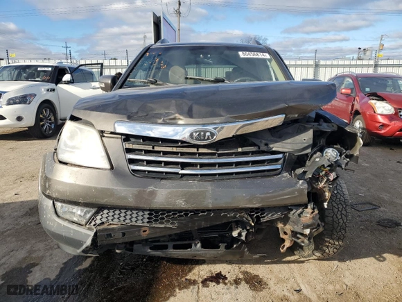 2009 Kia Borrego EX with VIN KNDJH741495039165, listed as a Copart auction lot 80456814 with 0 mi miles and Salvage Title. Bid and sale history available at carsss.com. Image 5.